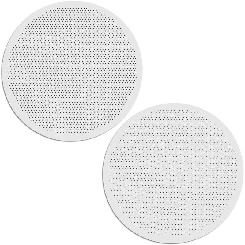 Patelai 2 Pieces Metal Coffee Filters Compatible with AeroPress and Ultrafine Makers Reusable Stainless Disc Coffee Filters Quality Coated Stainless Steel in Cafe Maker party gifts 