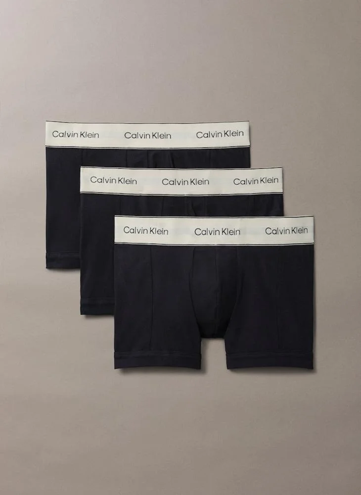 CALVIN KLEIN 3 Pack Trunks - Heritage Cotton Stretch