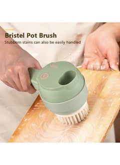 Vegetable Chopper 4 in 1 Handheld Electric Food Chopper Set Wireless  Vegetable Cutter Set with USB Powered for Garlic Chili Onion Celery Ginger  Meat