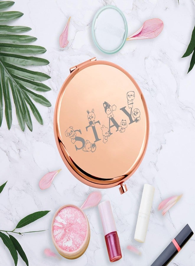 MYOSPARK K-POP Group Gift Stay Fandom Compact Makeup Mirror K-POP Music Lover Merchandise for K-POP Fans (Stay Mirror) - Image 3