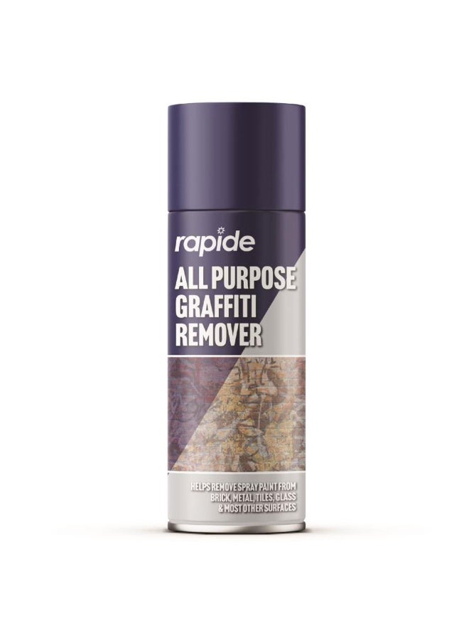 Rapide Products Rapide Graffiti Remover Aerosol Spray 250ml - Helps Remove Spray Paint From Brick, Metal, Tiles and Glass. Perfect Solution for Projects - Image 3