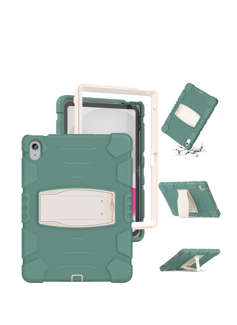 GULFLINK Shockproof High Impact Protective Case Cover with Kickstand for ipad 10th 10.9 inch 2022（A2757/A2777）Emerald green  - Image 1