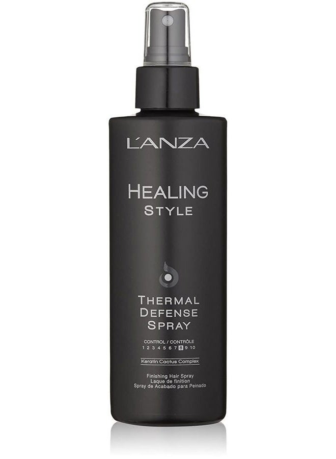 L'anza Healing Style Thermal Defense Spray with Strong Hold Effect - Eliminates Frizz, Detangles and Boosts Hair´s Shine, With UV and Heat Protection to prevent sun and styling damage (6.8 Fl Oz) - Image 1