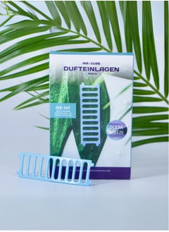 Bellaria Bellaria Fragrance Insert for Air Cube Sets of 2 Ocean Breeze Scent Refreshing Sea Fresh Toilet Fragrance Long Lasting Bathroom Freshness Fights Bad Odors for a Ocean Inviting Atmosphere  - Image 1
