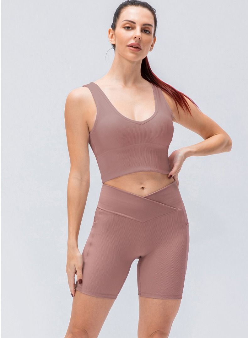 Loquat New Women Running Fitness Air tight Yoga Sports Vests  - Image 3