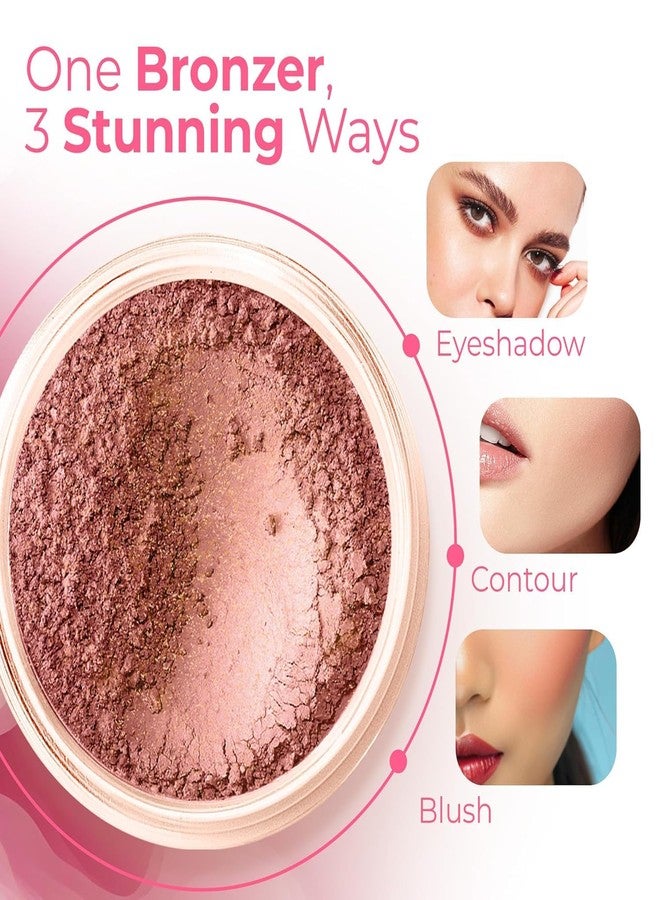 Sweet Face Minerals Mineral Makeup Starter Kit for Beginners - Full Size Foundation with Sample Size Veil Primer, Blush, Bronzer & Setting Powder - Matte Finish Essentials Set (FAIR 1) - Image 4