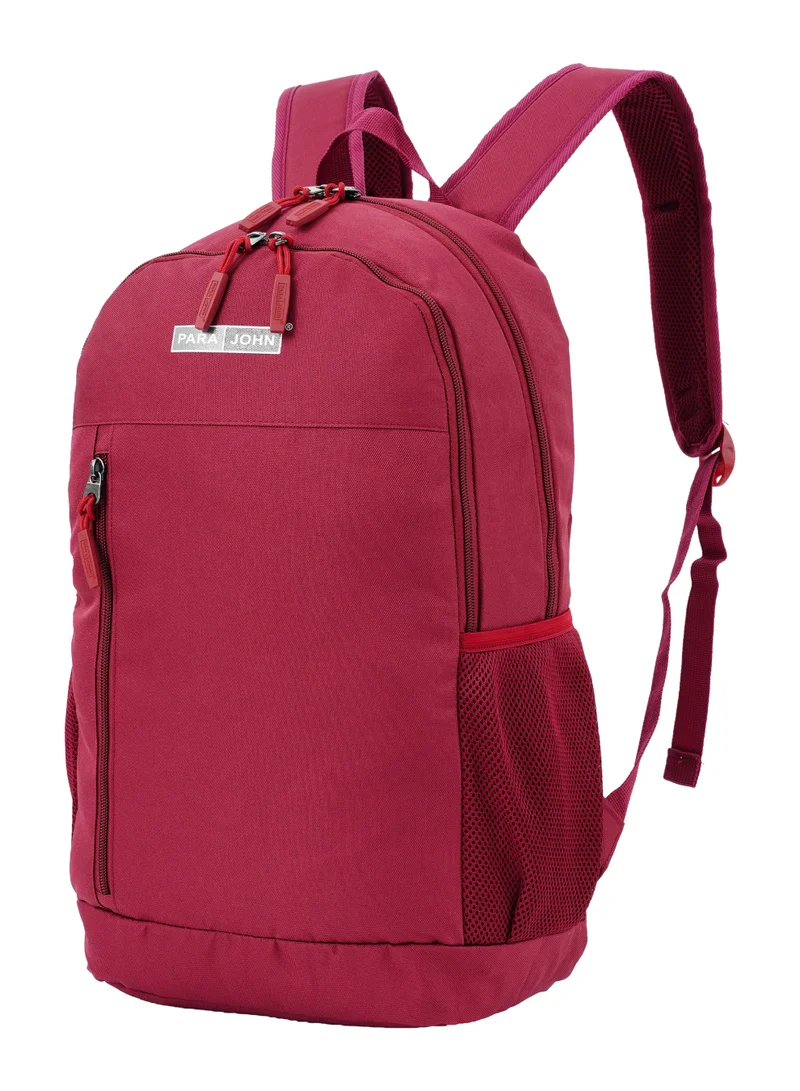 PARAJOHN Parajohn 19 Inch School Backpack, Lightweight Water Resistant School Bag for Boys & Girls with Laptop Compartment, Red