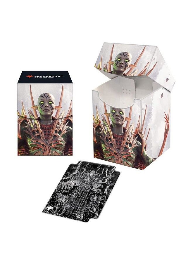 Ultra Pro - Magic: The Gathering Phyrexia All Will Be One 100+ Card Deck Box (Nissa Ascended Animist) Protect & Store Collectible Cards Trading Cards & Gaming Cards Self Locking Lid Deck Box - Image 1
