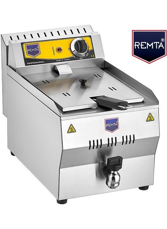 REMTA 8 lt Electric Fryer with Oil Drain Tap - R110 