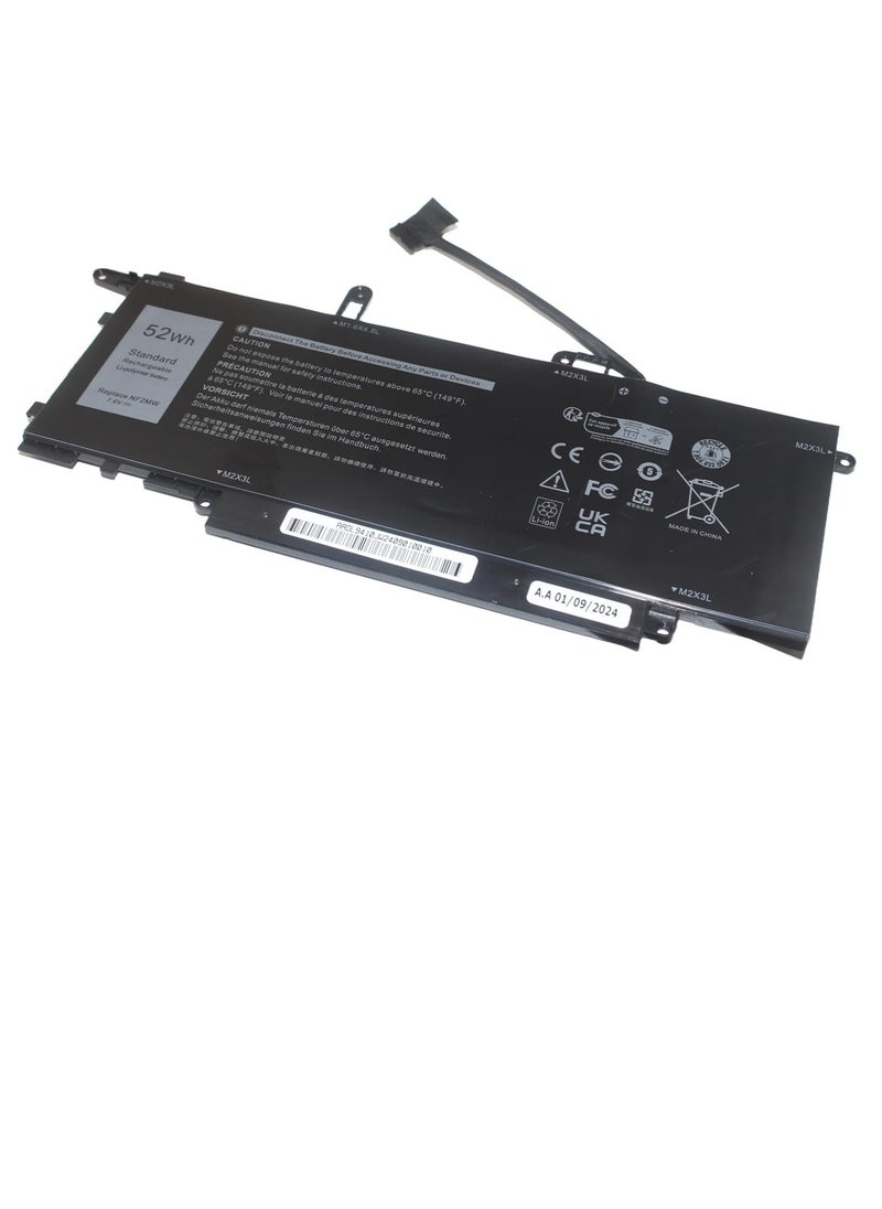 Zexen - New NF2MW (52WH) Replacement Battery for Dell Latitude E7400 2-in-1 Series Notebook P110G P110G001 7146W 085XM8 08W3YY 0C76H7 C76H7 0G8F6M 7.6V - Image 1