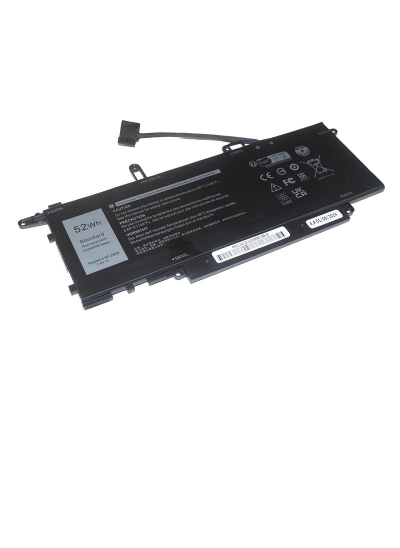 Zexen - New NF2MW (52WH) Replacement Battery for Dell Latitude E7400 2-in-1 Series Notebook P110G P110G001 7146W 085XM8 08W3YY 0C76H7 C76H7 0G8F6M 7.6V - Image 1