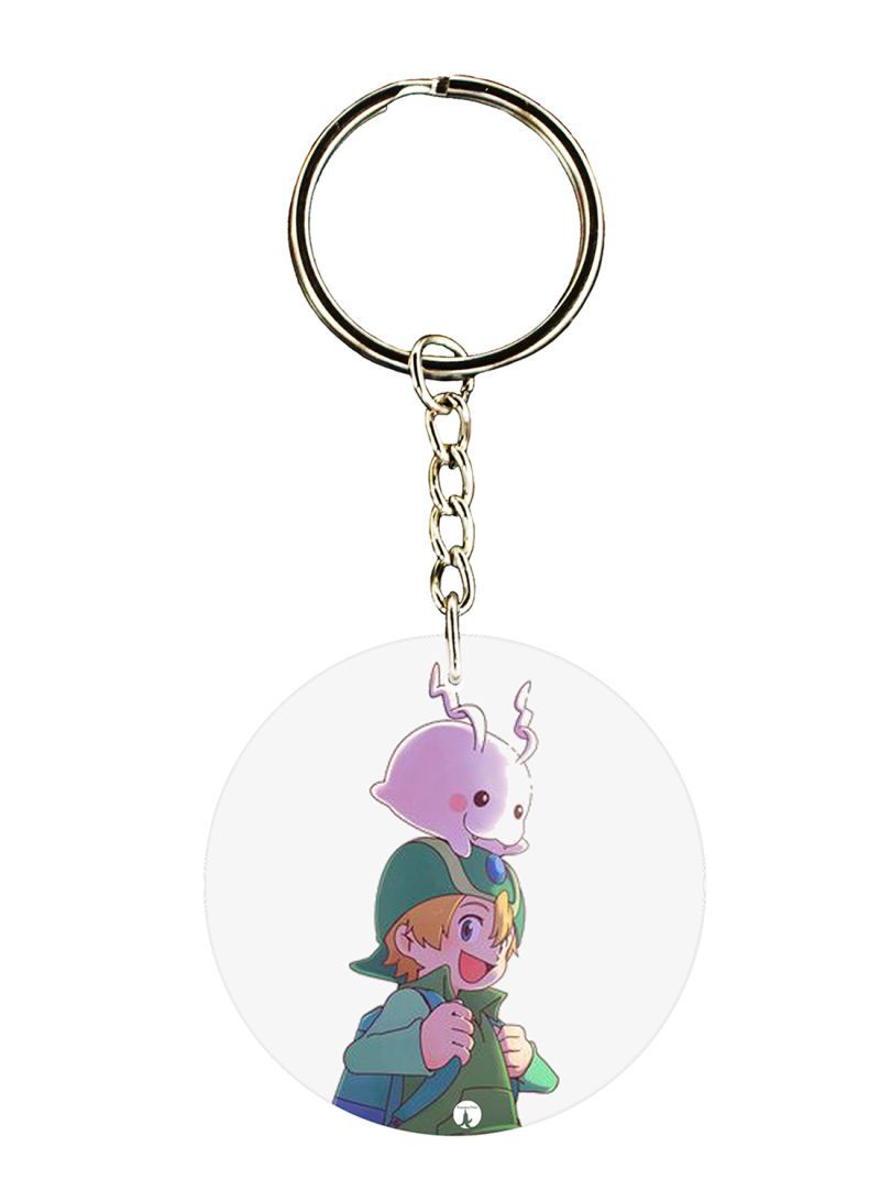 The Anime Digimon Printed Keychain