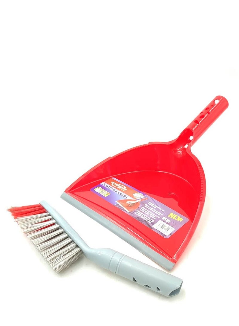 TETRA MAKS Dustpan and broom set red - Image 2