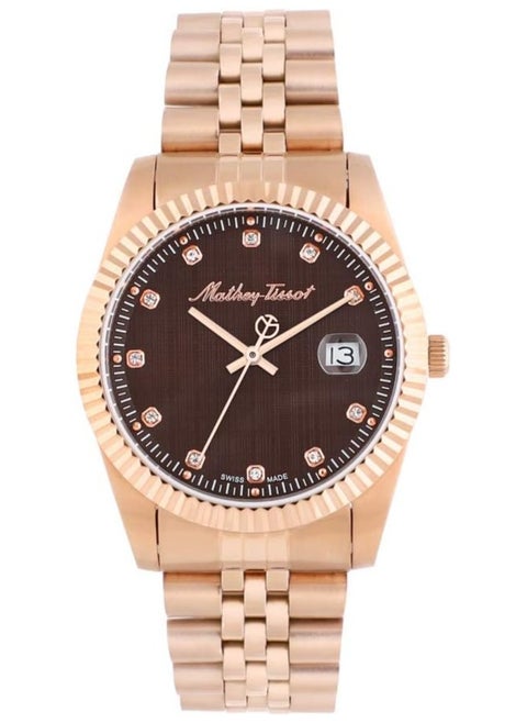 Mathy II Analog Brown Dial 40 mm Men's Watch H710PRM