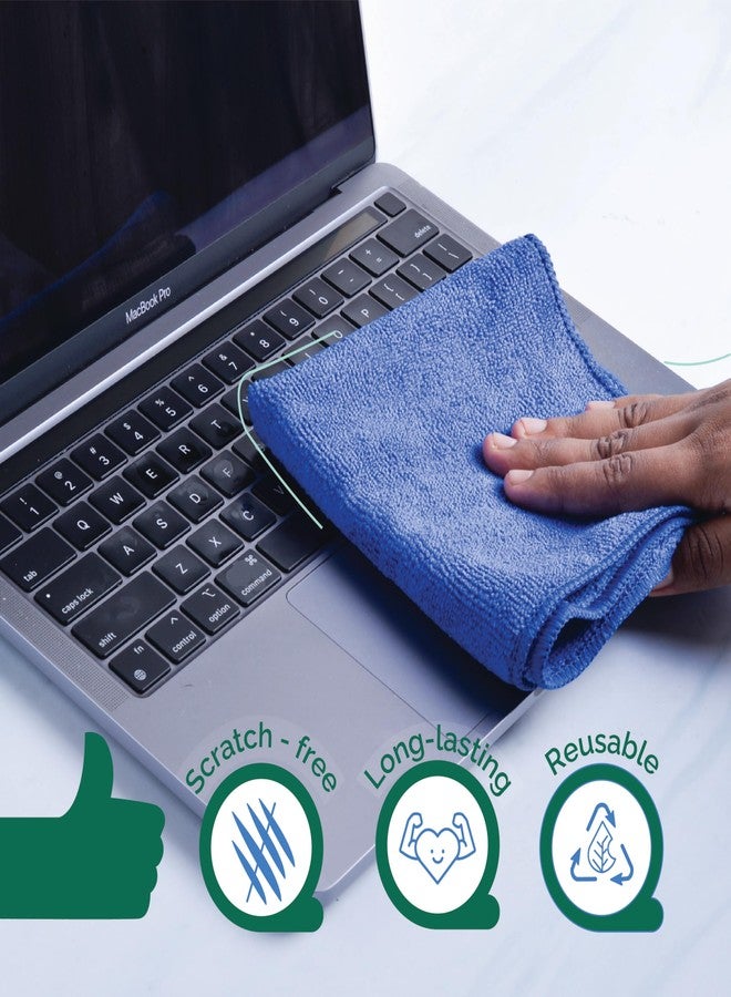 سويش مناشف تنظيف من الألياف الدقيقة من سويش (عبوة من 5 قطع) - 30 × 30 سم لكل قطعة | مناشف متعددة الاستخدامات قابلة لإعادة الاستخدام وصديقة للبيئة مصنوعة من الألياف الدقيقة، مثالية لتنظيف السيارات وأدوات المطبخ، بالإضافة إلى التنظيف والتلميع. - Image 5