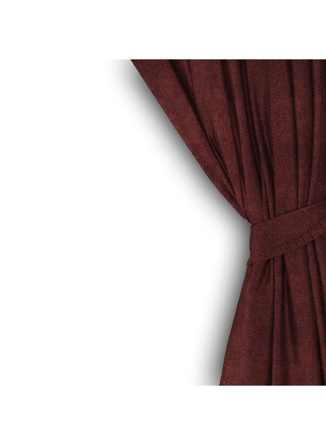 Curtains House Ashly Semi Leather Soft Velour Fabric For Living Rooms 1 Piece-140 x 280 cm