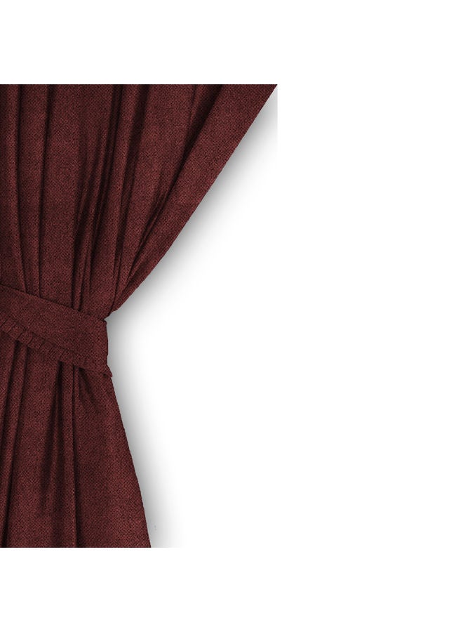 Curtains House Ashly Semi Leather Soft Velour Fabric For Living Rooms 1 Piece-140 x 280 cm