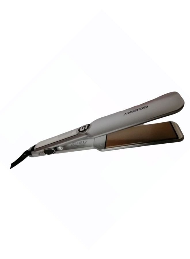 GEEMY GM450 Professional Ceramic Coated Plate Flat Iron Hair Straightener With LCD Display Hair Straightener - Image 1