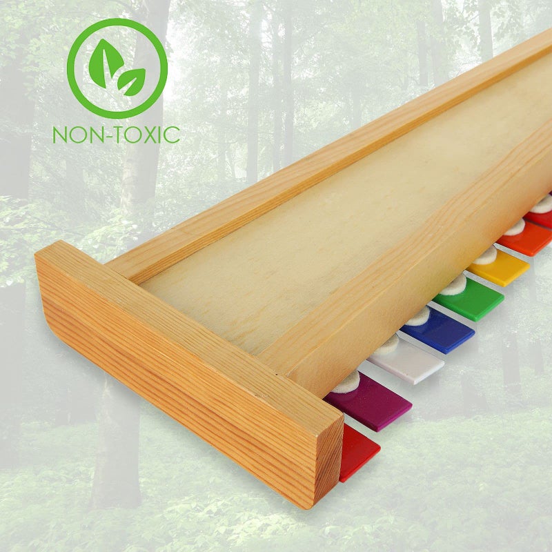 CertBuy 15 Tone Xylophone Glockenspiel Colorful Wooden Xylophone with 2 Mallets, Music Instrument for Beginner - Image 5
