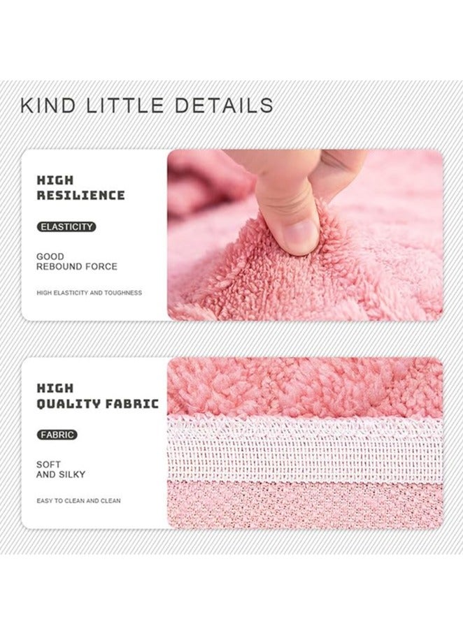 general 4-piece chaise longue cover, geometric jacquard plush chaise longue cover, thickened velvet Chivas Regal sofa cover, chaise longue cover, soft and fluffy, non-slip, children's furniture cover - Image 2