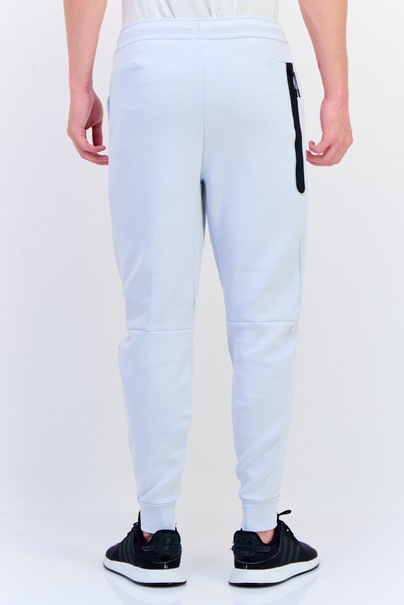Nike Men Slim Fit Drawstring Outdoor Track Pants, Baby Blue - Image 4
