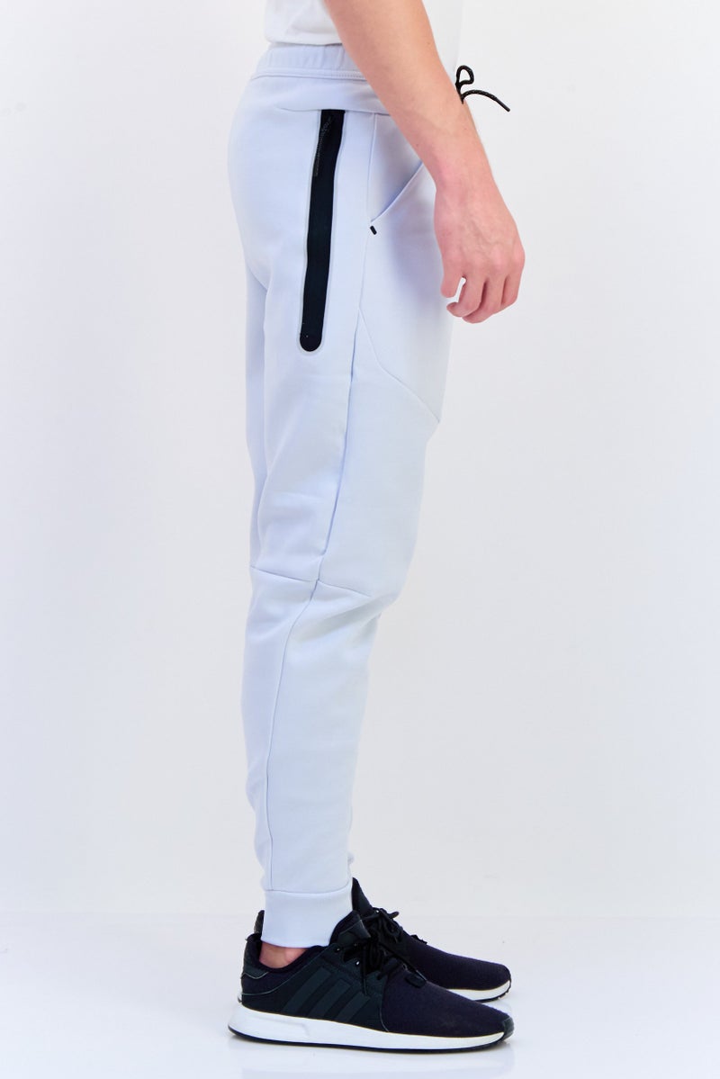 Nike Men Slim Fit Drawstring Outdoor Track Pants, Baby Blue - Image 3