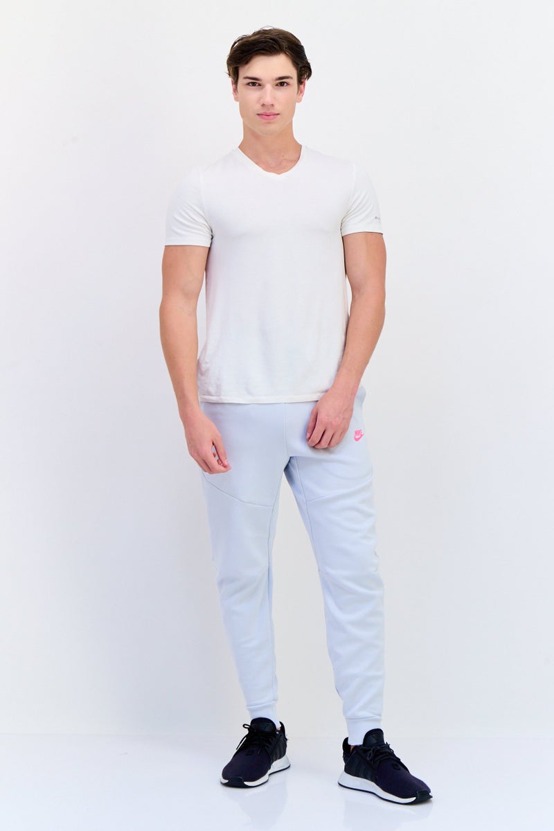 Nike Men Slim Fit Drawstring Outdoor Track Pants, Baby Blue - Image 2