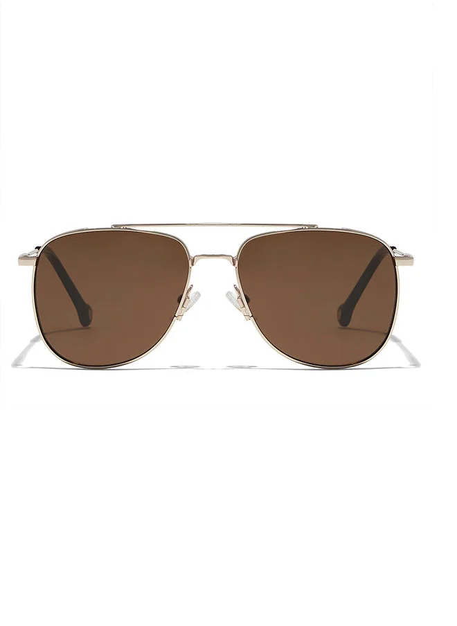 30 سندايز 30Sundays LEGACY,Men Sunglasses, Aviator Sunglasses, UV Protection: UV400 (Gold,Brown)