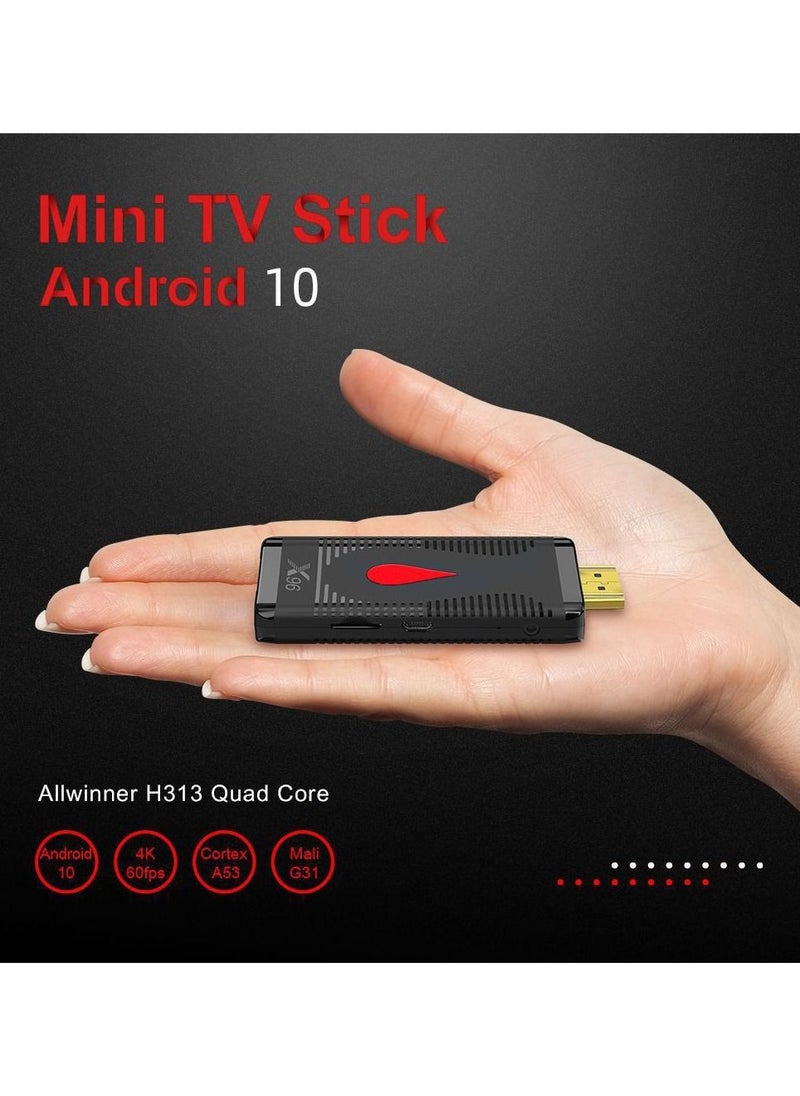 X96 - Mini Smart TV Stick X96 S400 Network Set-top Box Allwinner H313 4K HD Media Player 2.4G 5G Wifi Android10 TV Box Dongle Receiver - Image 1