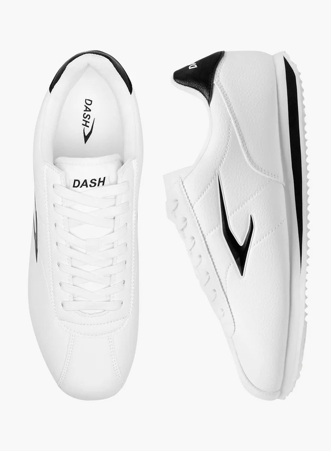 داش Solid Lace-Up Sports Shoes
