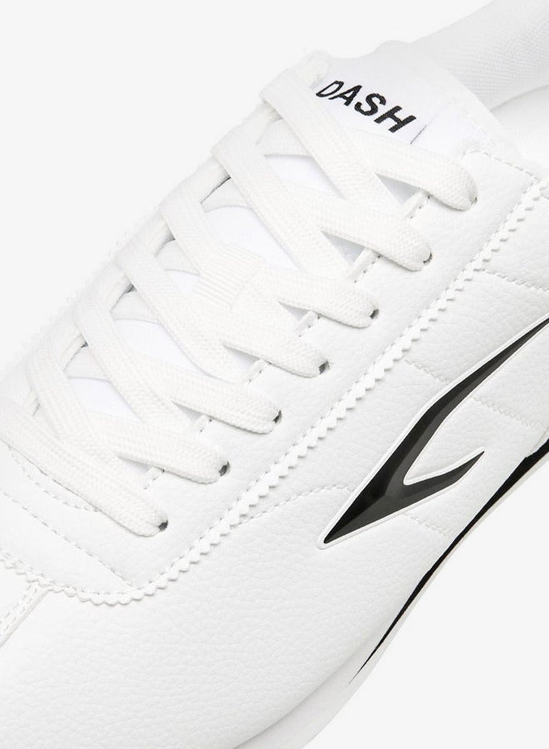 Dash Solid Lace-Up Sports Shoes - Image 4