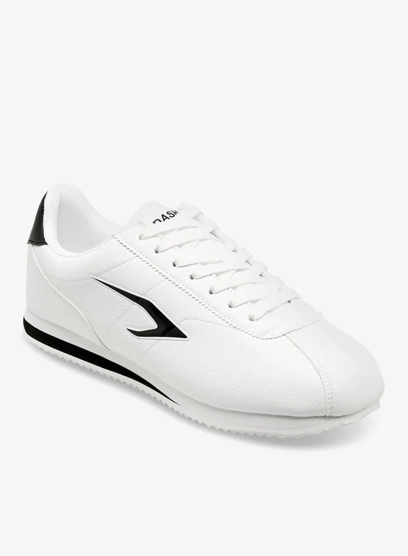 Dash Solid Lace-Up Sports Shoes