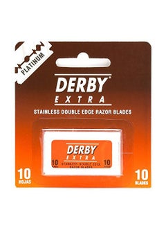 Derby Platinum Extra Double Edge Razor Blades 10 Ct