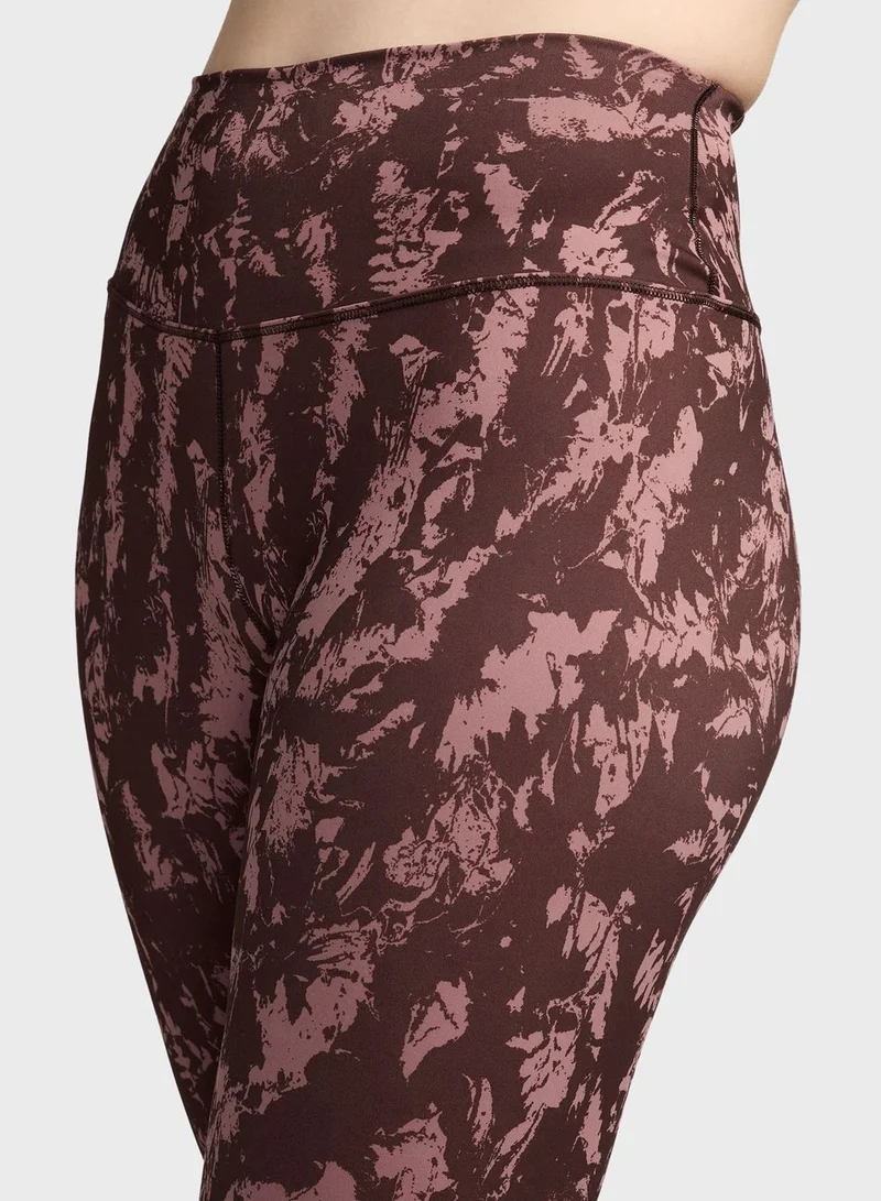 Nike 7/8 All Over Printed High Rise Dri-Fit Tights
