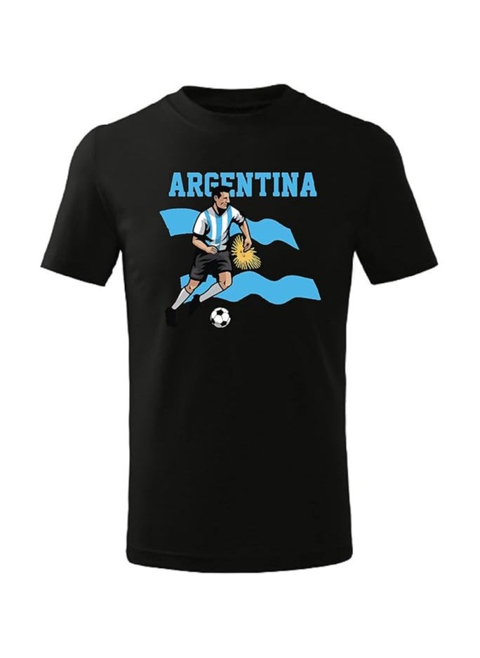 Generic - Argentina Football Team World Fans printed T shirts Supporting The Team Football Team Jersey T shirts For Men | Women | Kids to win the cup - Image 1