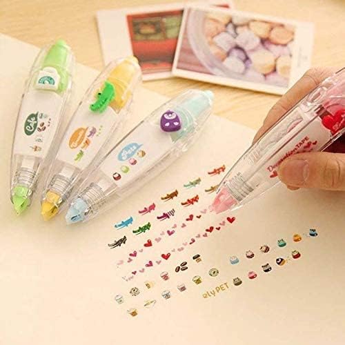 Kriya kriya Roller Correction Tape Sticker Machines Lace Decoration Tape Pen Creative Cartoon Pattern Decorative Tape Stickers - Image 2