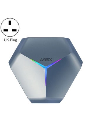 A95X F4 8K UHD Smart TV BOX Android 10.0 Media Player with Remote Control, Amlogic S905X4 Quad Core Cortex-A55 up to 2.0GHz, RAM: 2GB, ROM: 16GB, 2.4GHz/5GHz WiFi, Bluetooth, UK Plug((Metallic Blue)) - pzsku/ZE218FA8CDCCF2B55ECCCZ/45/_/1731458166/29d0be38-4f7b-42d0-9a7c-811e4bbdfec6