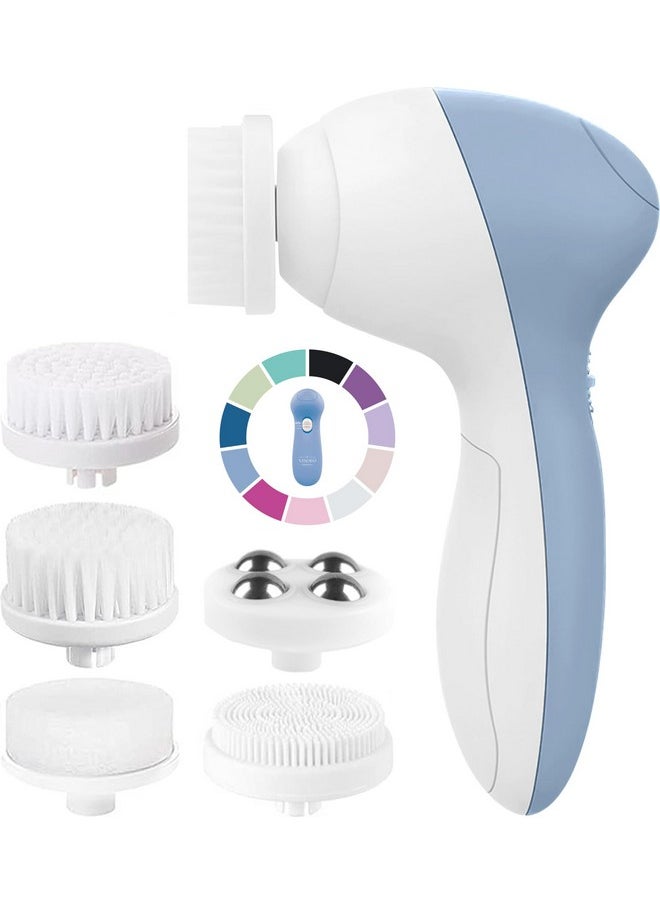 Face Scrubber Facial Cleansing Brush Exfoliator Skin Care Beauty Products Powered Electric Wash Exfoliating Skincare Women Spin Cleanser Tools Cleaning Scrub Washer Self Care (Topaz) - pzsku/ZE219074C483125195197Z/45/_/1719249114/ca4248dd-2dc3-488c-b9e9-2c87a4932263