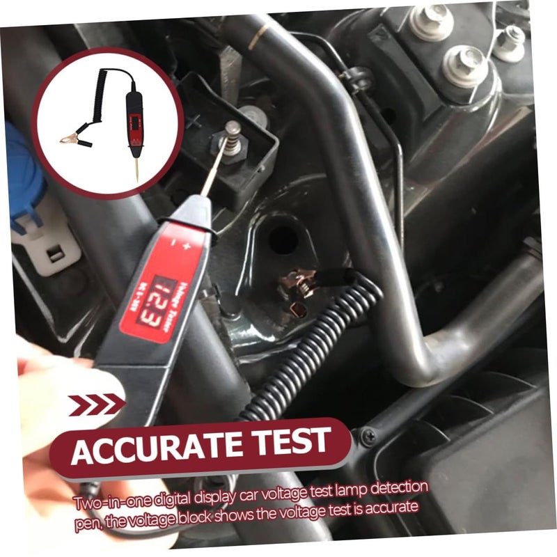 3pcs Vehicle Digital Circuit Tester LCD Display Circuit Test Tool - Image 5
