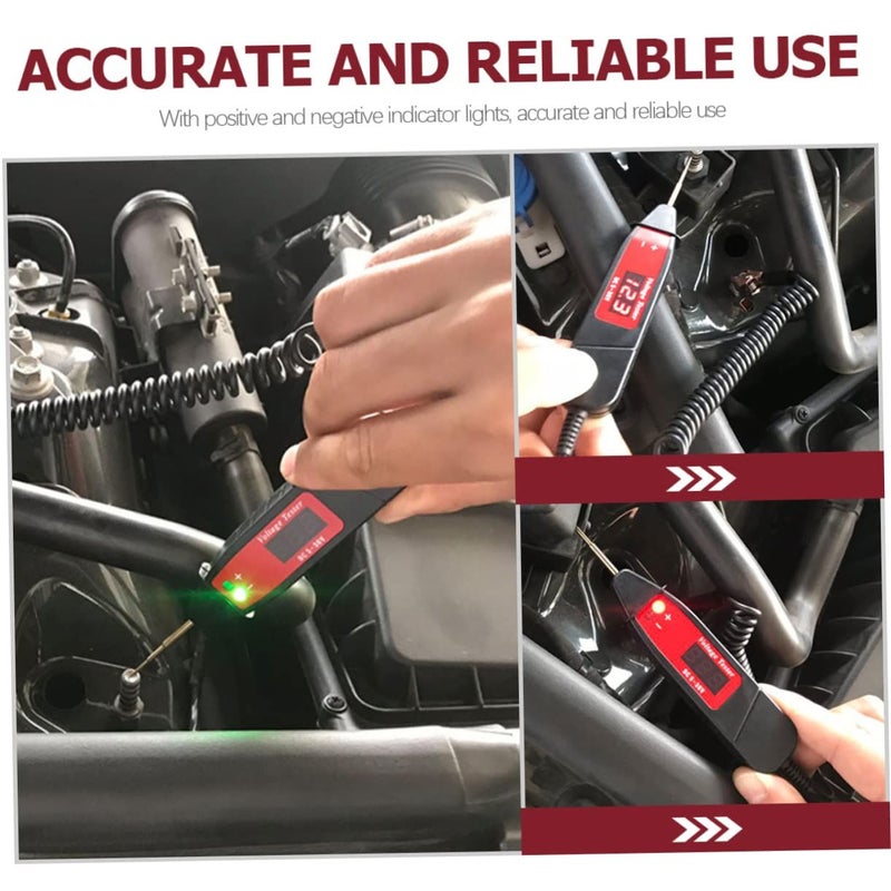 3pcs Vehicle Digital Circuit Tester LCD Display Circuit Test Tool - Image 4