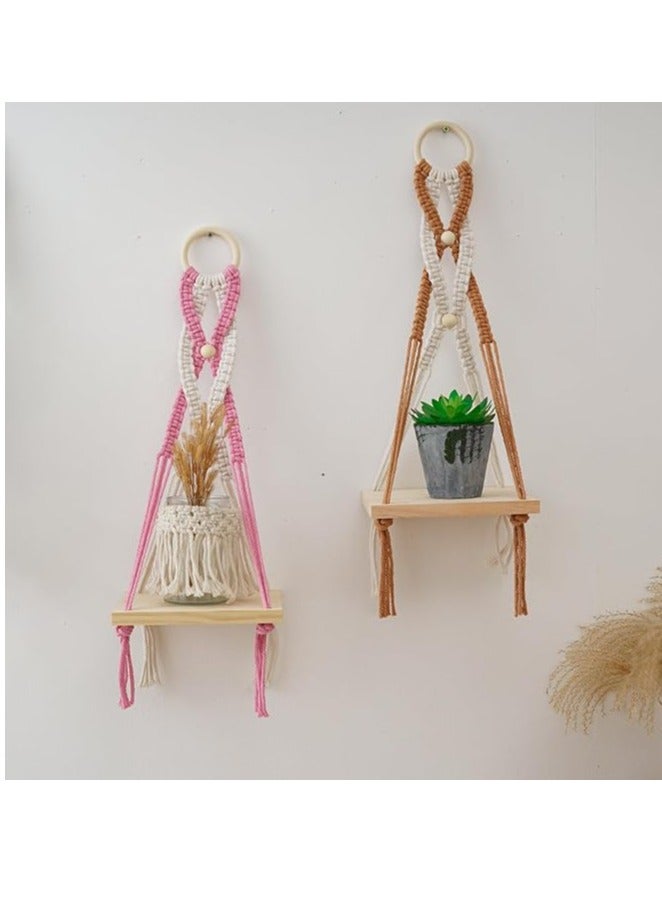 انتيكيانو "رف حائطي خشبي" - Image 1