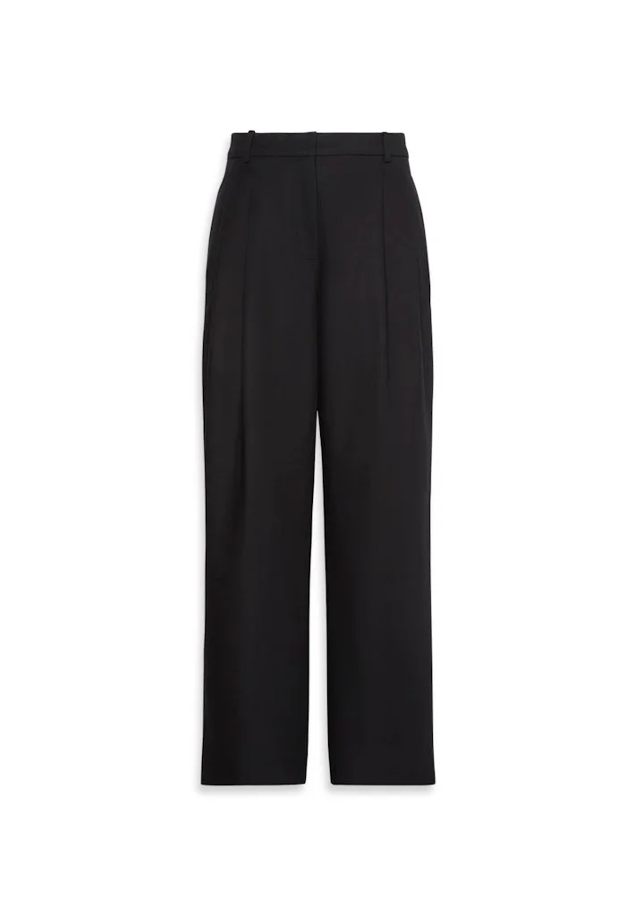 Calvin Klein  Casual Pleated Wide Leg Chinos for Women | Best Price UAE