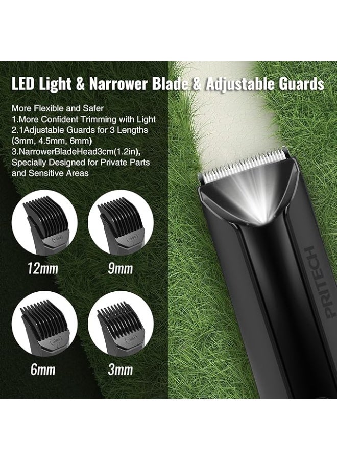 PRITECH Body Hair Trimmer for Men Pubic Hair Trimmer - Image 5
