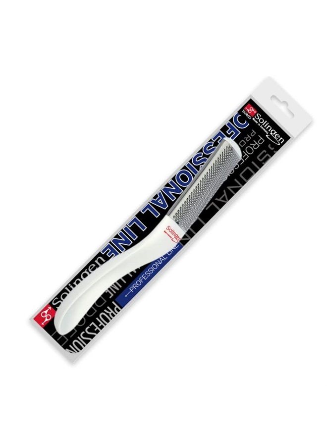 solingen Professional Stainless Steel | Foot File | Foot Rasp | Callus Remover Best Foot Care Pedicure Tool To Remove Hard Skin | Can Be Used on Both Wet and Dry Feet | Made In Germany - Image 3