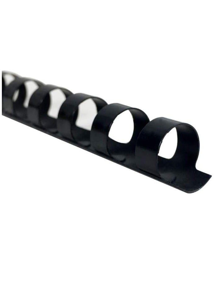 ليبرا حلقات ربط مشط بلاستيكي 8 مم، 100/صندوق أسود