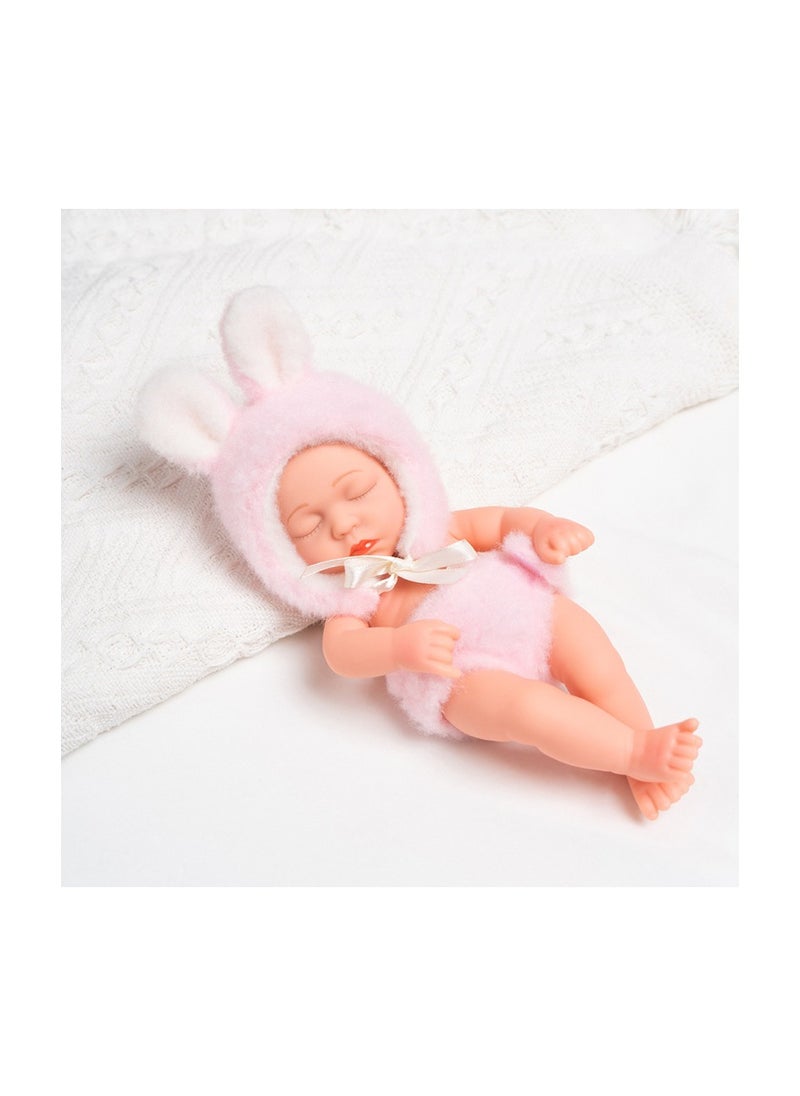 xozgdovg Children's rebirth doll mini simulation body soft vinyl doll girl gift doll doll./05 