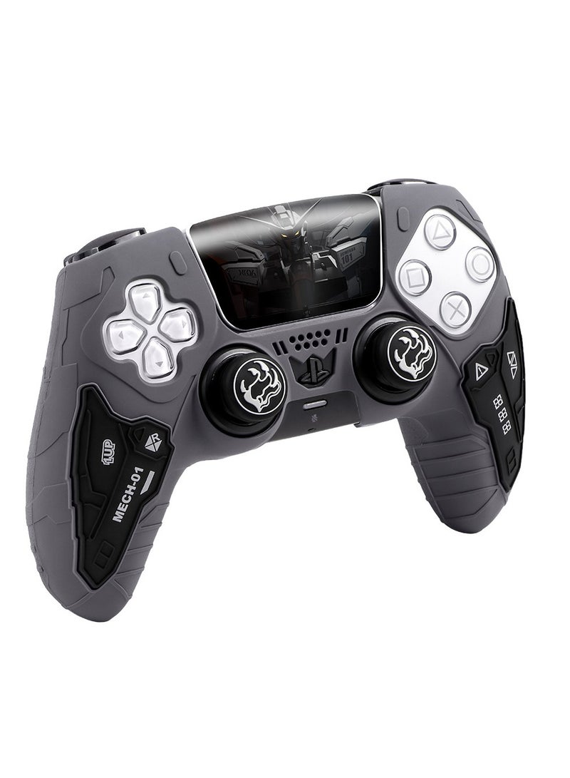General PS5 controller cover Mecha-style silicone protective case non-slip and sweat-resistant rubber cover enjoy a smooth gaming experience  - Image 4