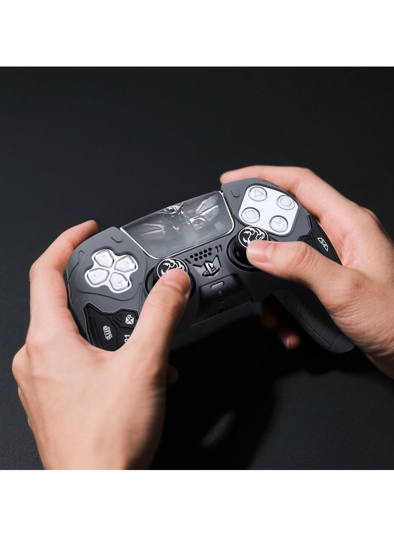 General PS5 controller cover Mecha-style silicone protective case non-slip and sweat-resistant rubber cover enjoy a smooth gaming experience  - Image 3