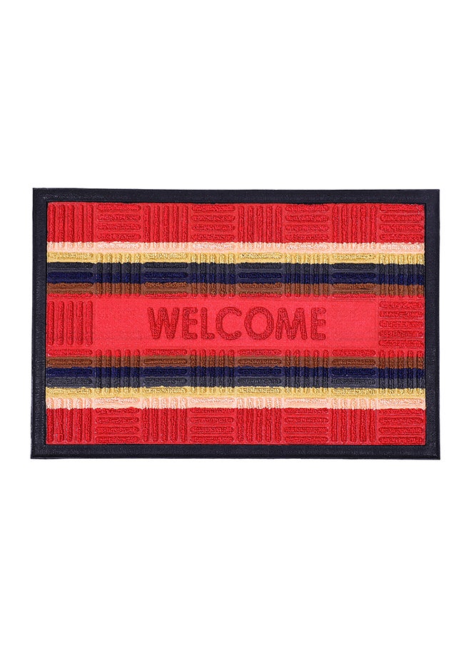Status Contract Anti Slip Front Door Mat | Living Room Rug for Entrance Doors | New Rubber Floor Mats for Home (Red),38 x 58 Cm  - Image 2