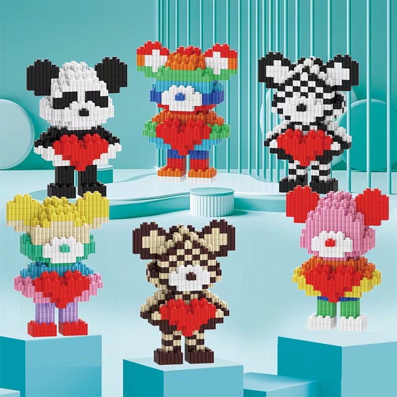 Compatible With Lego Miniature Small Particle Assembly Series Block Puzzle Children'S Educational Toys Stall Night Market - Image 4